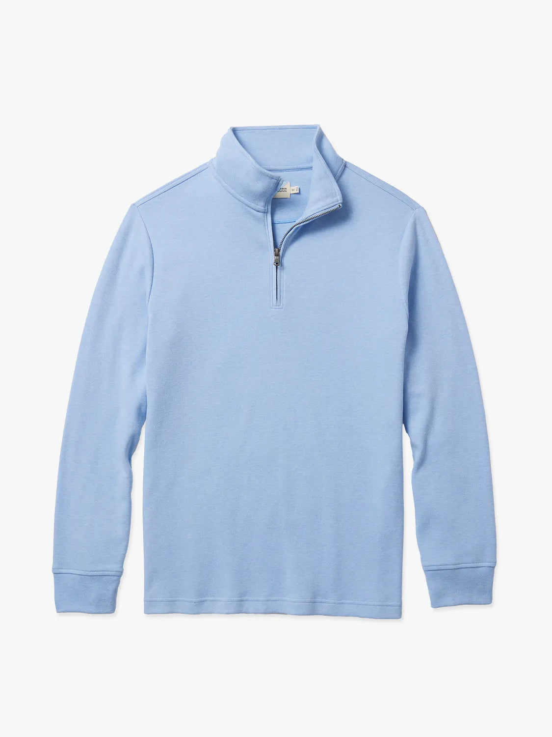 Larchmont Seawool Quarter-Zip | Light Blue Heather