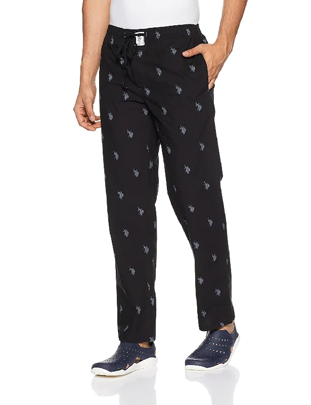 Overstock Sale US Polo Black Pyjama Lower Night wear for Men