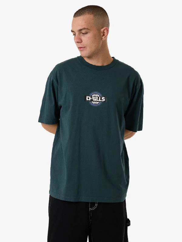 Reverb Oversize Fit Tee - Jasper Green