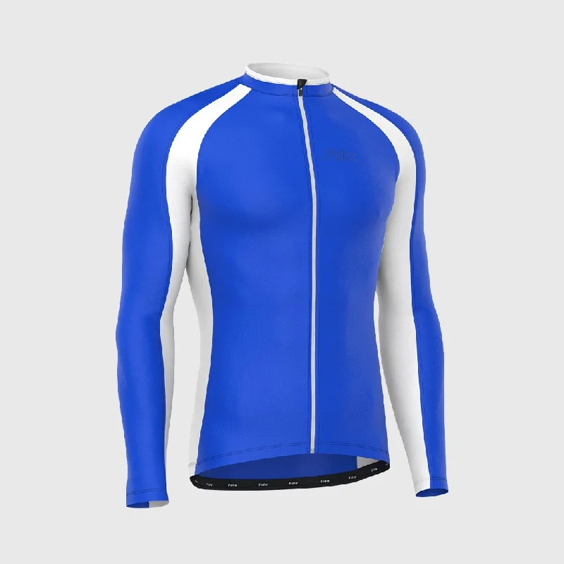 Deal Explosion Fdx Transition Blue Men's & Boy's Long Sleeve Winter Cycling Jersey