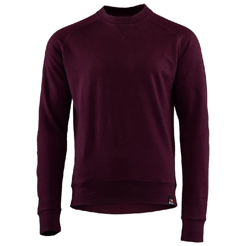 Mens Merino 260 Lounge Sweatshirt (Wine)