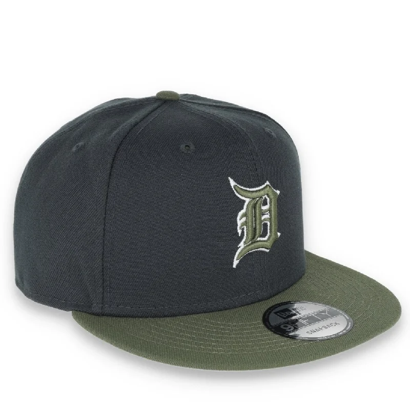 Savings Galore New Era Detroit Tigers 2-Tone Color Pack 9FIFTY Snapback Hat- Grey/Olive Savings Galore New Era Detroit Tigers 2-Tone Color Pack 9FIFTY Snapback Hat- Grey/Olive