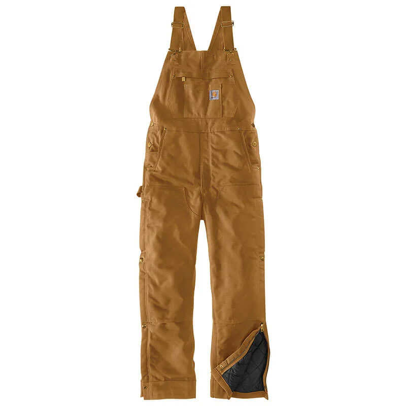 Online Exclusive 104393 - Carhartt Men's Loose Fit Firm Duck Insulated Bib Overalls Online Exclusive 104393 - Carhartt Men's Loose Fit Firm Duck Insulated Bib Overalls