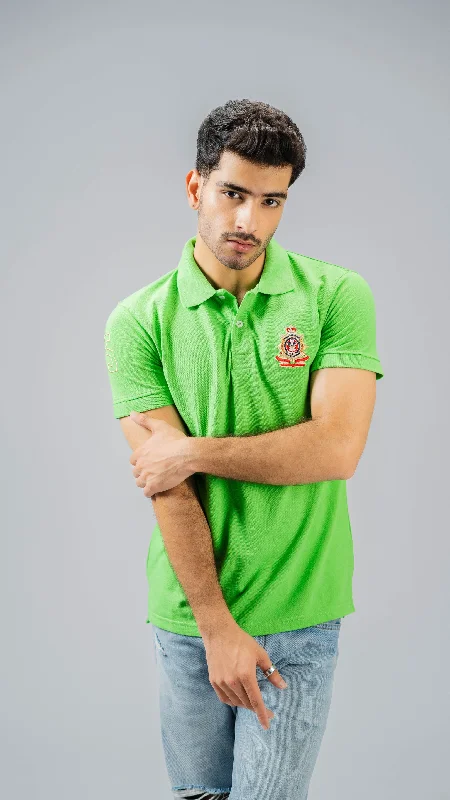 Polo Republica Men's Crest & 5 Embroidered Short Sleeve Polo Shirt