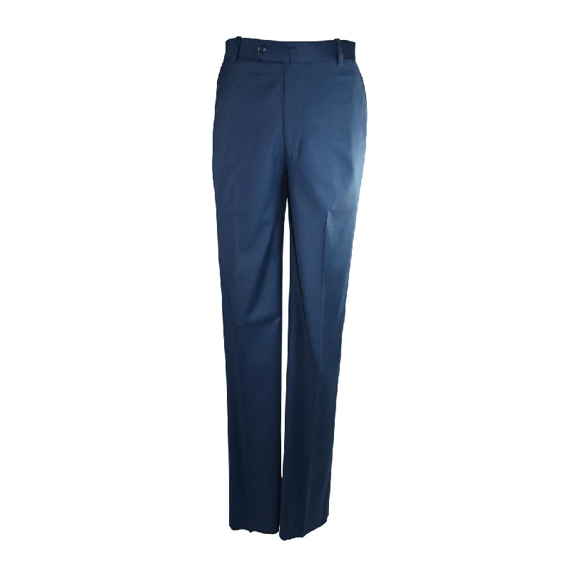 Laguna Flat Front Trouser - New Blue