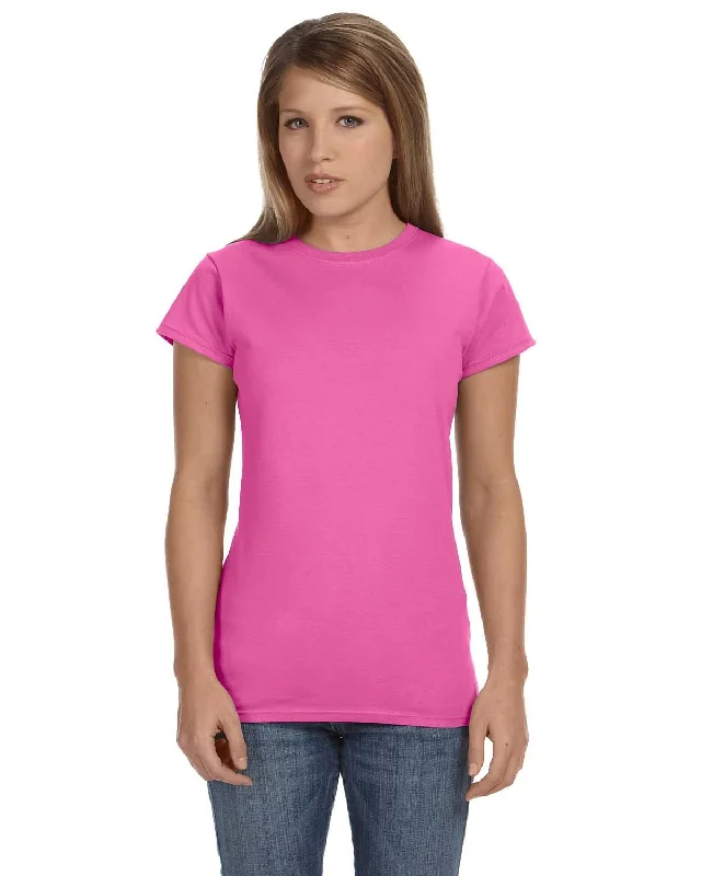 Unmissable Sale Gildan Ladies SoftStyle T-Shirt | Azalea