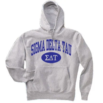 New Arrival Greek Hoodie, Printed Vertical Arc Design - G185 - CAD