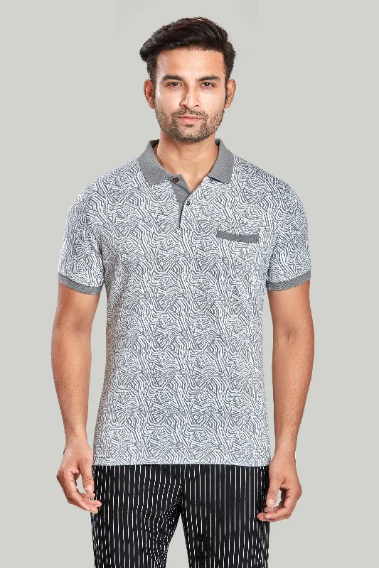 Jacquard Texture Polo