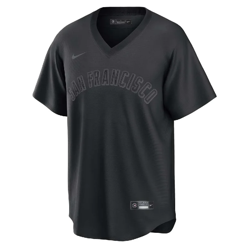 Best Choice Men's San Francisco Giants Nike Black Pitch Black Fashion Replica Jersey Best Choice Men's San Francisco Giants Nike Black Pitch Black Fashion Replica Jersey