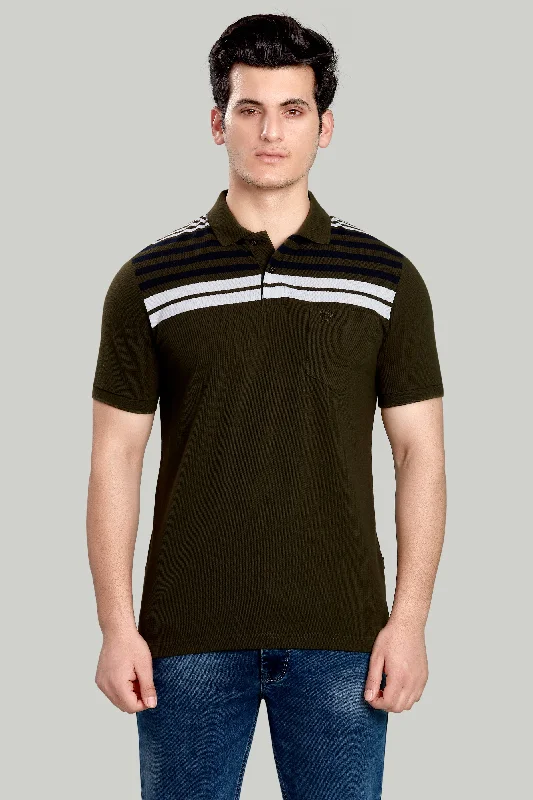 Weekend Specials to Cherish Chest Stripe Pique Polo