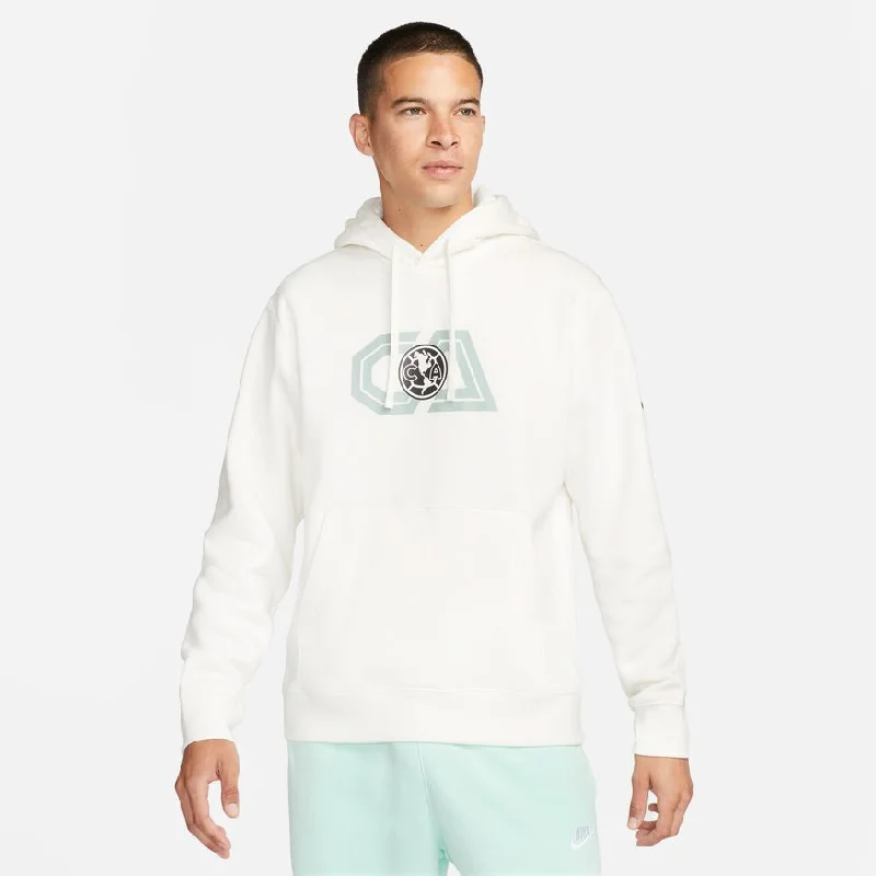 Value Deals Nike Men's Club América Club Fleece Pullover Hoodie