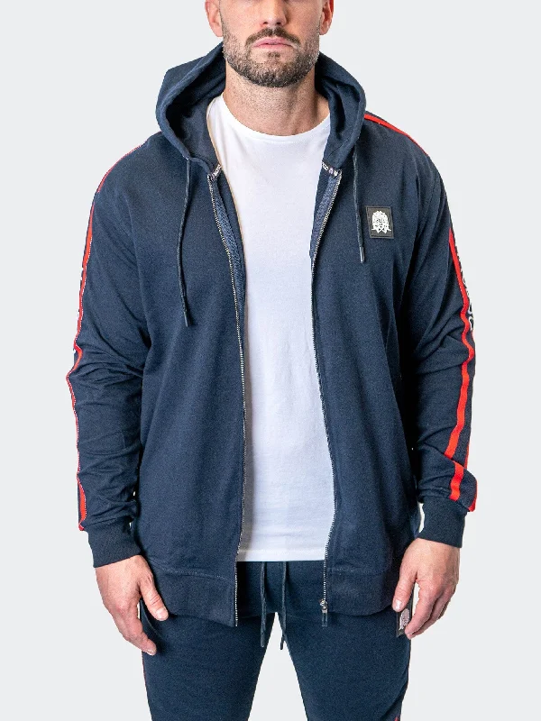 Year-End Sale Hoodie Leo NavyBlue