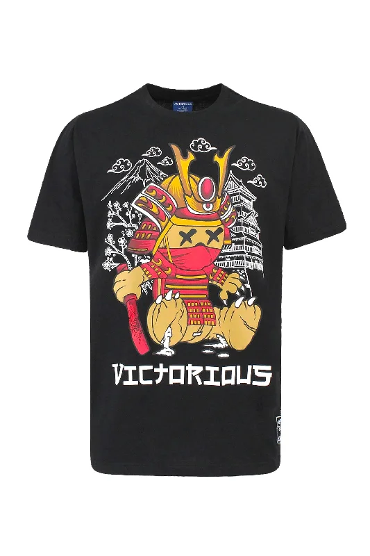 Exclusive Deal Men's Samurai Bear Graphic T-Shirt