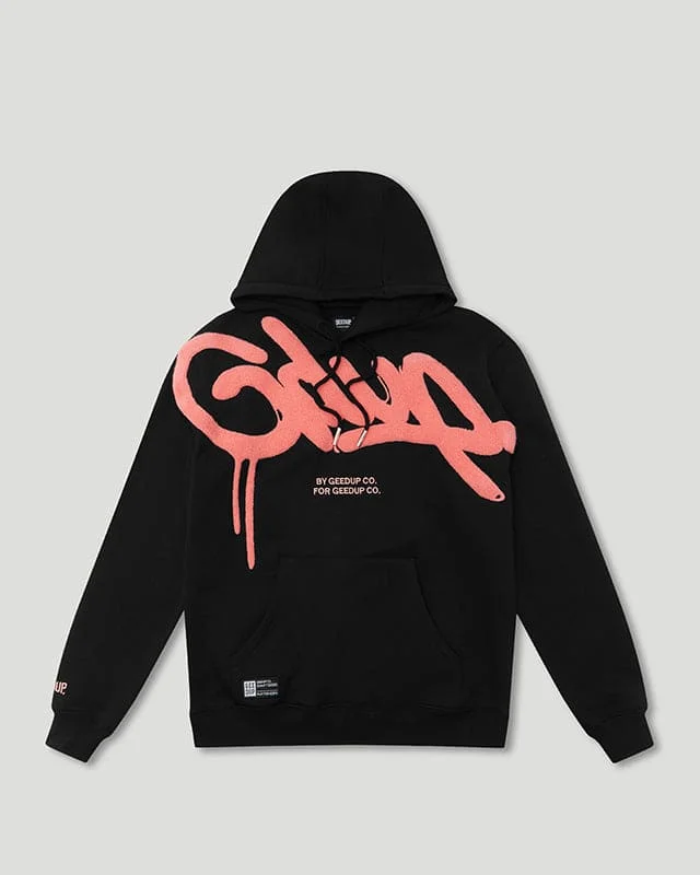 Sale Alert Handstyle Hoodie Black/Peach