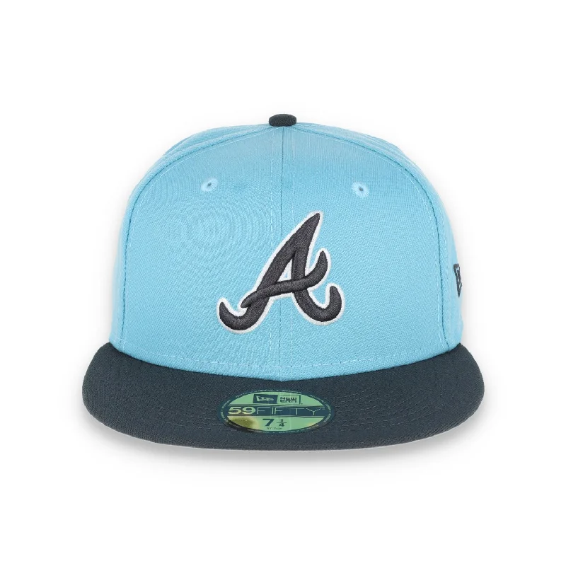 Lowest Rates NEW ERA ATLANTA BRAVES 59FIFTY COLOR PACK-BABY BLUE/GREY