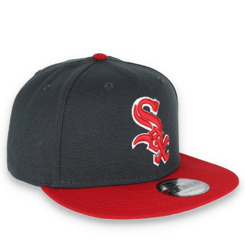 Don't Miss New Era Chicago White Sox 2-Tone Color Pack 9FIFTY Snapback Hat-Grey/Scarlet Don't Miss New Era Chicago White Sox 2-Tone Color Pack 9FIFTY Snapback Hat-Grey/Scarlet