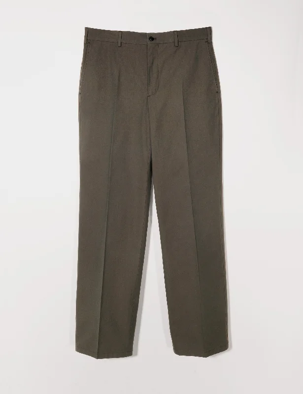 BKT36 Straight Leg Pant in Crisp Cotton Blend - Petrol