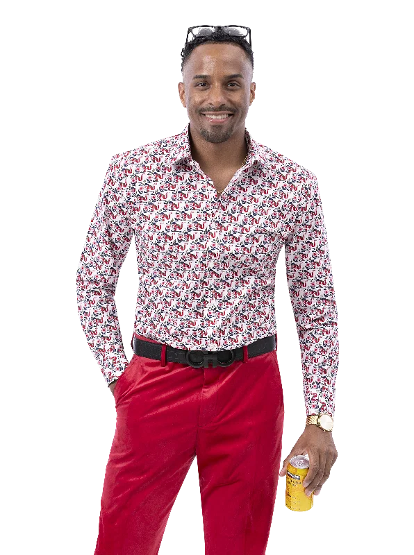 Overstock Kent & Park PV01 Velvet Pants Red
