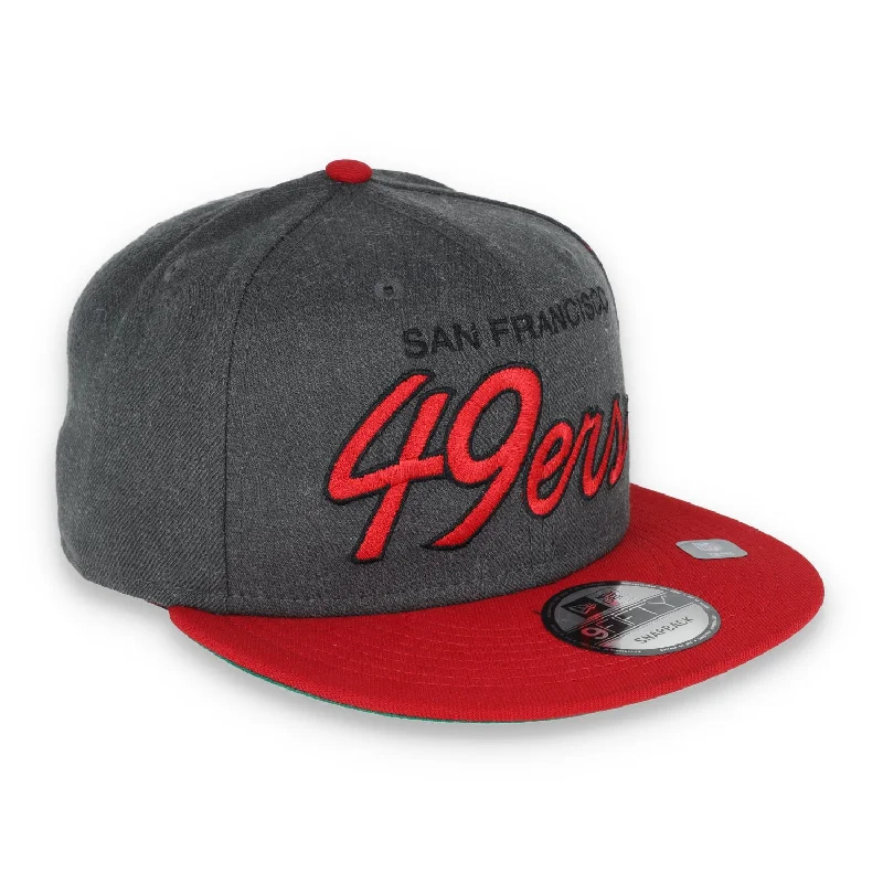 Celebrate the Weekend with Discounts NEW ERA SAN FRANCISCO 49ERS 2TONE SCRIPT 9FIFTY SNAPBACK-HEATHER/RED Celebrate the Weekend with Discounts NEW ERA SAN FRANCISCO 49ERS 2TONE SCRIPT 9FIFTY SNAPBACK-HEATHER/RED