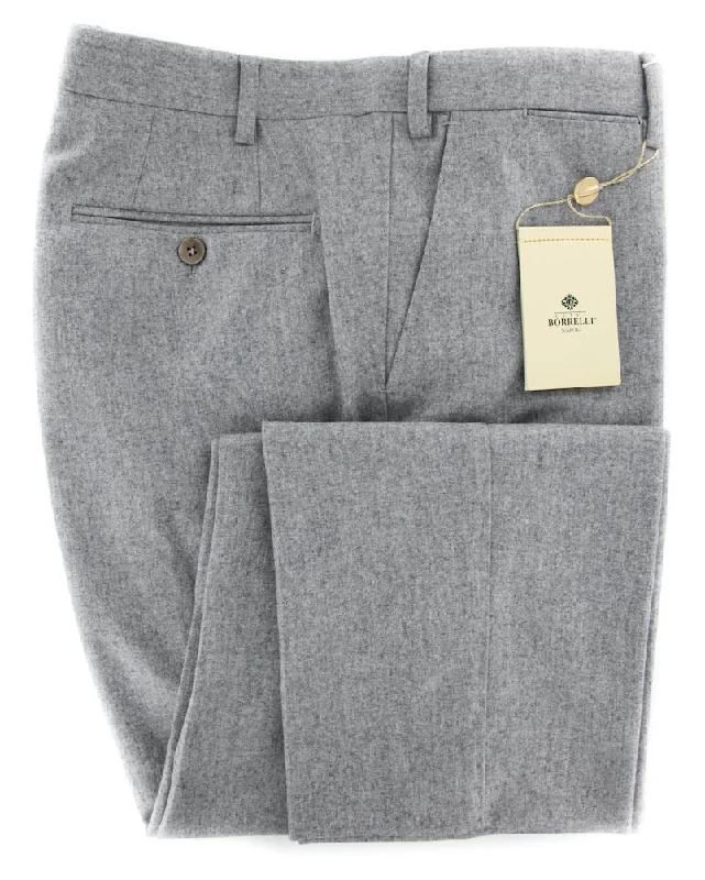 Luigi Borrelli Light Gray Pants - 40 US / 56 EU