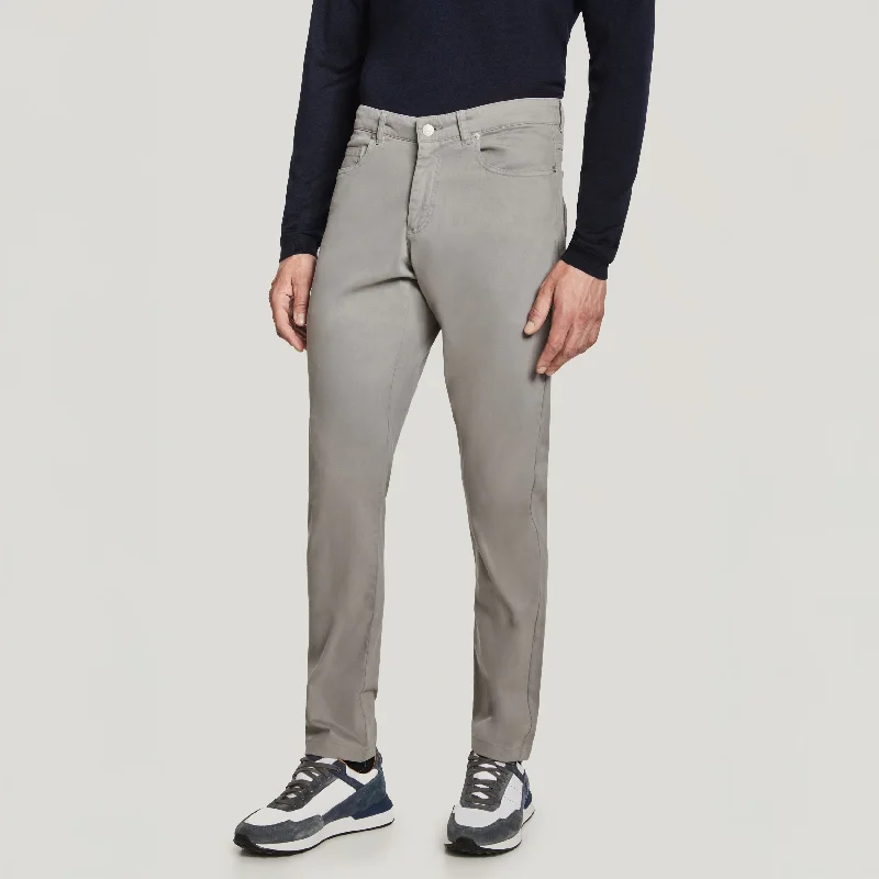 Crazy Deals Putty Jackie Brushed Cotton Modern Fit Five Pocket Pants - Jack Victor