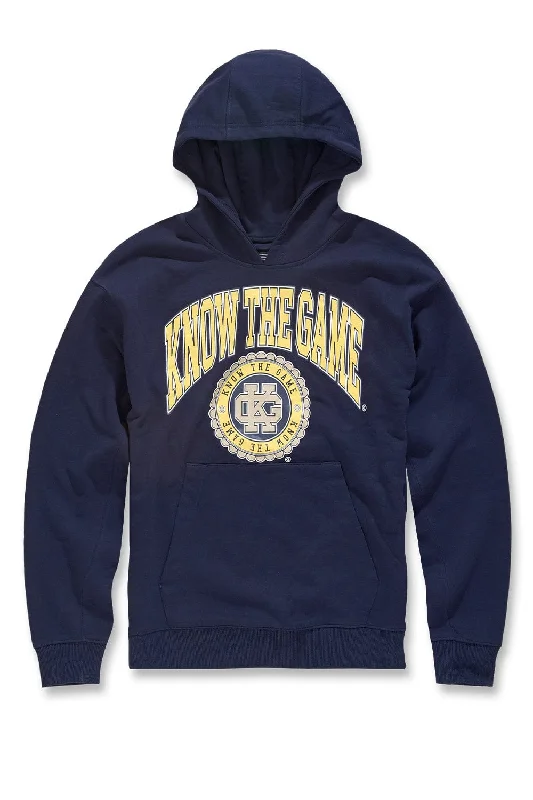 Special Discount Know The Game Pullover Hoodie (Navy)