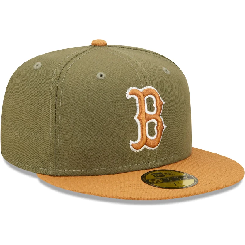 Flash Sale New Era Boston Red Sox Two-Tone Color Pack 59FIFTY Fitted Hat - Olive/Brown Flash Sale New Era Boston Red Sox Two-Tone Color Pack 59FIFTY Fitted Hat - Olive/Brown