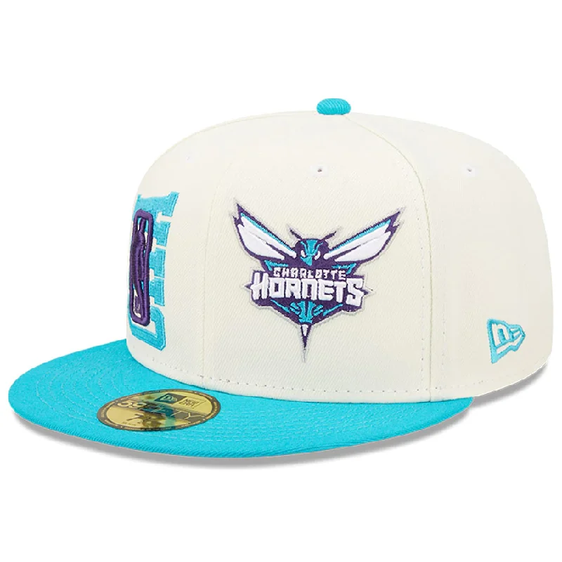 Weekend Shopping Extravaganza Charlotte Hornets New Era 2022 NBA Draft 59FIFTY Fitted Hat - Cream/Teal Weekend Shopping Extravaganza Charlotte Hornets New Era 2022 NBA Draft 59FIFTY Fitted Hat - Cream/Teal