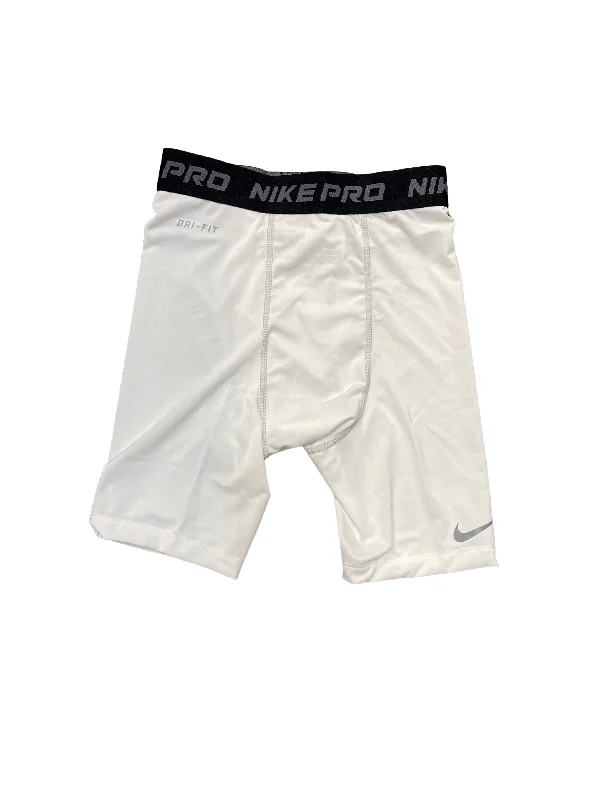 Deal Alert NIKE CORE 6 COMPRESSION SHORTS-WHITE
