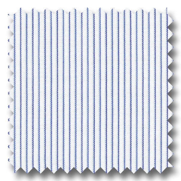 New Arrival Light Blue and Dark Blue Stripe 2Ply Broadcloth - Custom Dress Shirt