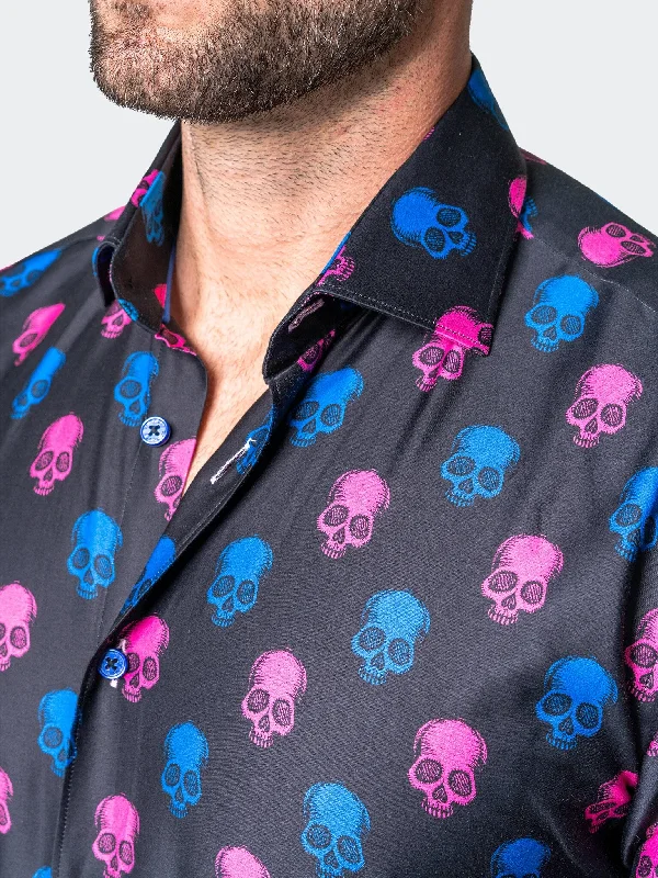 Reduced Rates Fibonacci SkullPrinted Black