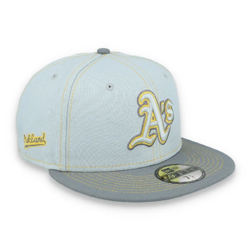 Discount Deals New Era Oakland Athletics Grey Pop 59FIFTY Fitted-Grey