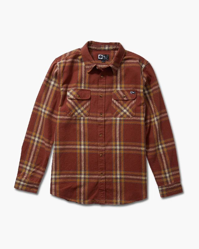 Landfall Flannel - Brick Red