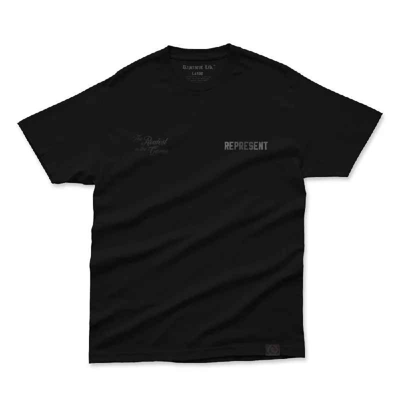 The Realest in the Game Heavyweight Oversized Tee [BLACKED OUT]