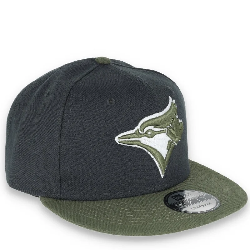 Shop and Save New Era Toronto Blue Jays 2-Tone Color Pack 9FIFTY Snapback Hat-Grey/Olive Shop and Save New Era Toronto Blue Jays 2-Tone Color Pack 9FIFTY Snapback Hat-Grey/Olive