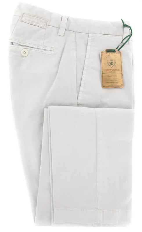 Big Savings Luigi Borrelli Light Gray Pants - 38 US / 54 EU