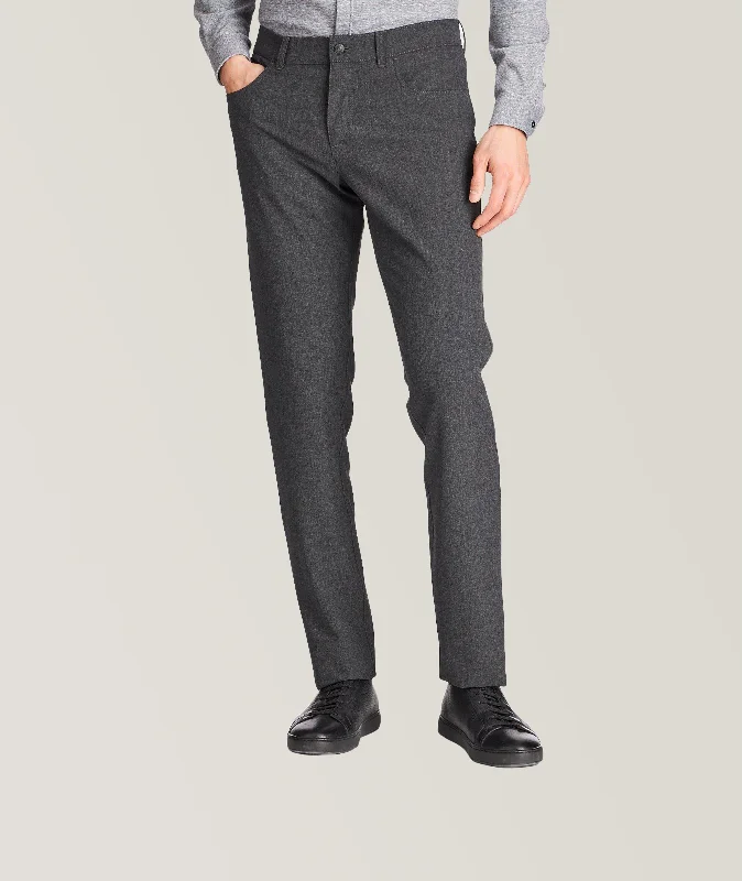 Exclusive Access PIPE Ceramica Bankers Grey Five Pocket Dress Pants - Alberto