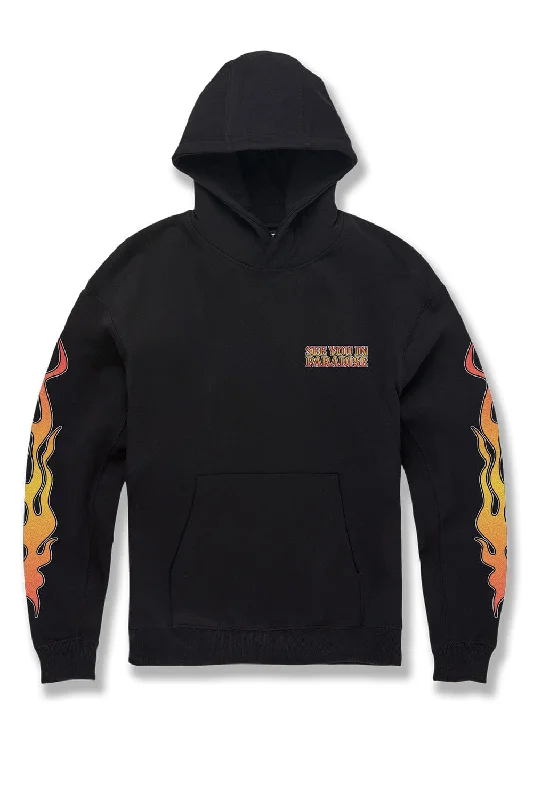Discount Mania Ride 2 The Skies Pullover Hoodie (Black)