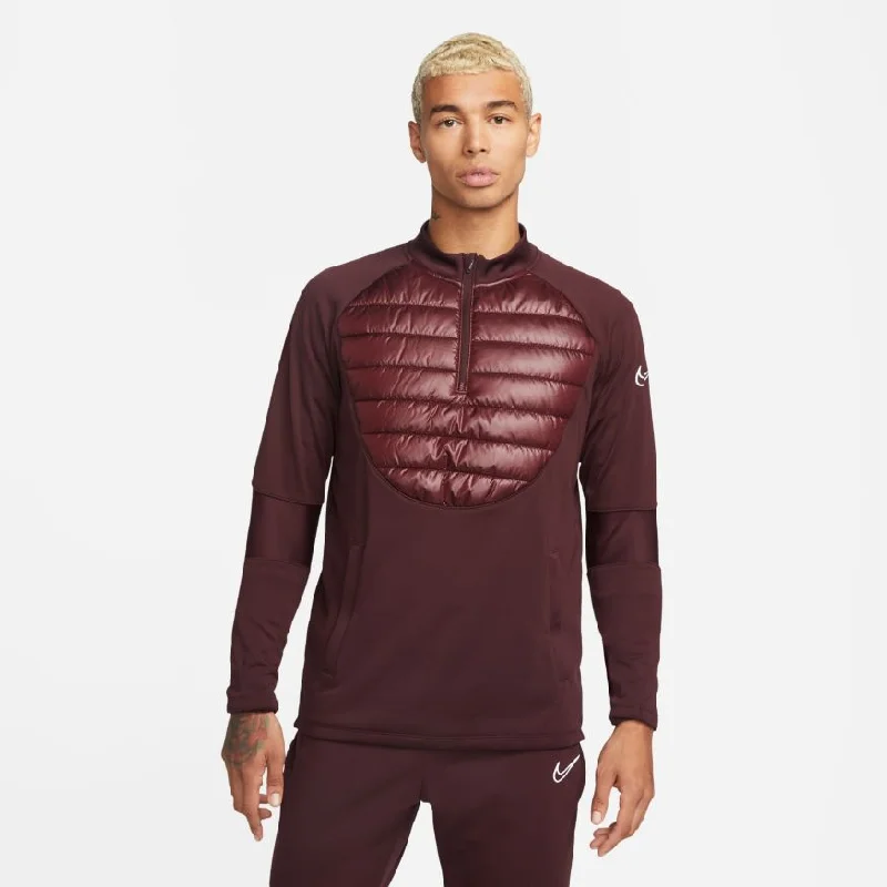 Weekend Sale: Don't Miss Out Nike Men's Therma-FIT Academy Winter Warrior Soccer Drill Top-BURGUNDY CRUSH/REFLECTIVE SILV Weekend Sale: Don't Miss Out Nike Men's Therma-FIT Academy Winter Warrior Soccer Drill Top-BURGUNDY CRUSH/REFLECTIVE SILV