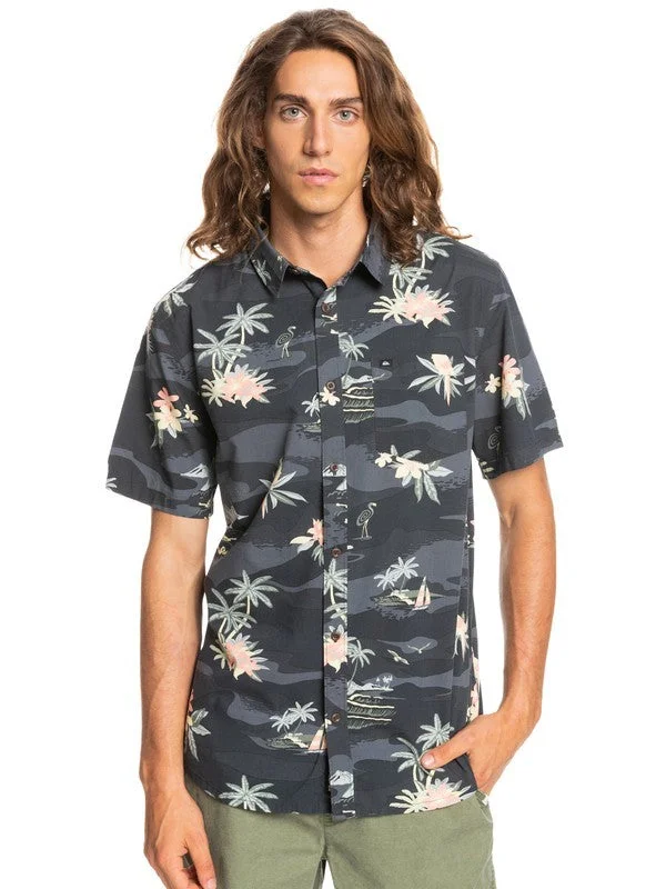 Quiksilver Short Sleeve Men's Woven Shirts Allover Printed