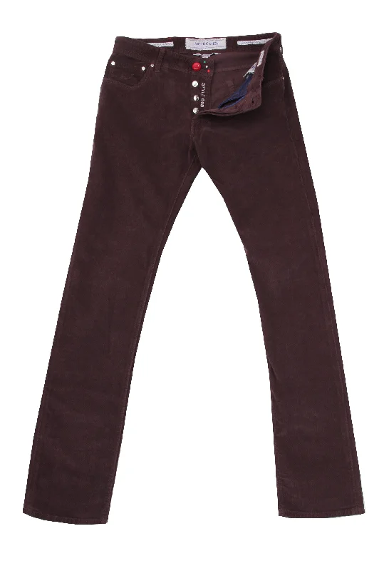 Loyalty Reward Jacob Cohën Burgundy Red Pants