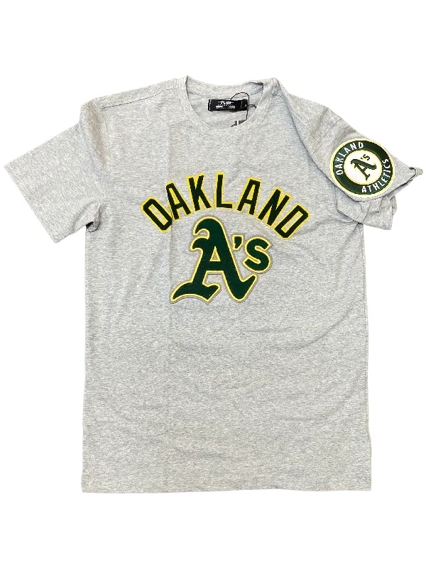Weekend Bargains to Sizzle PRO STANDARD OAKLAND ATHLETICS STACKED LOGO PRO TEAM SHIRT Weekend Bargains to Sizzle PRO STANDARD OAKLAND ATHLETICS STACKED LOGO PRO TEAM SHIRT
