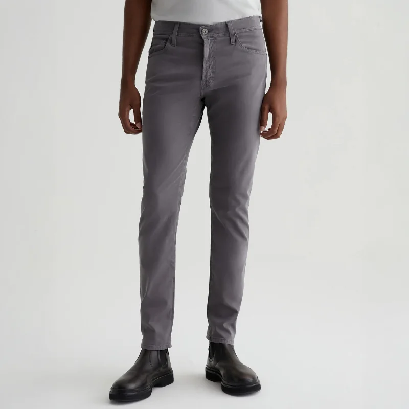 Overstock Sale Dylan Slim Folkstone Grey Sueded Pants - AG