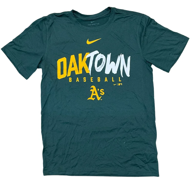 Discount Mania Nike Oakland Athletics Oak Town  T-Shirt - Green