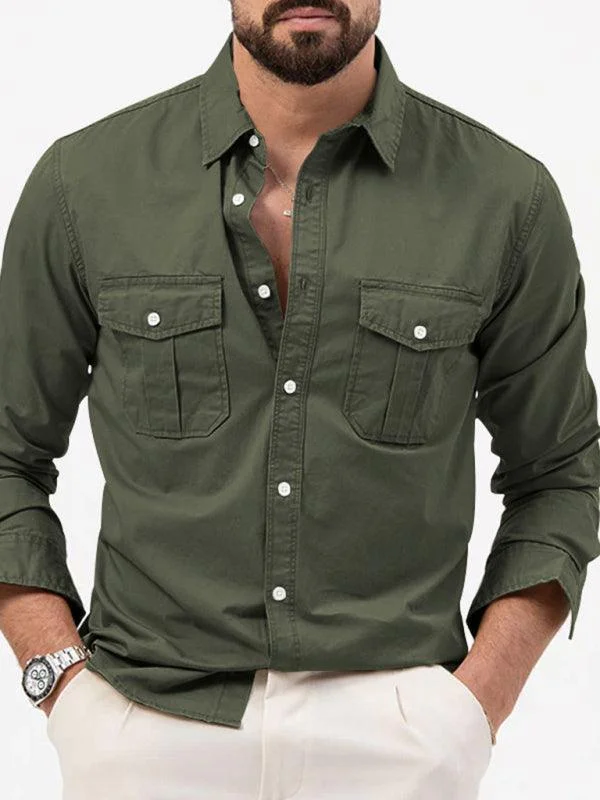 Major Savings Multi-Pocket Men Casual Shirt