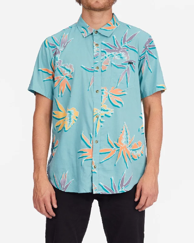 Billabong Short Sleeve Men's Woven Shirts Allover Printed