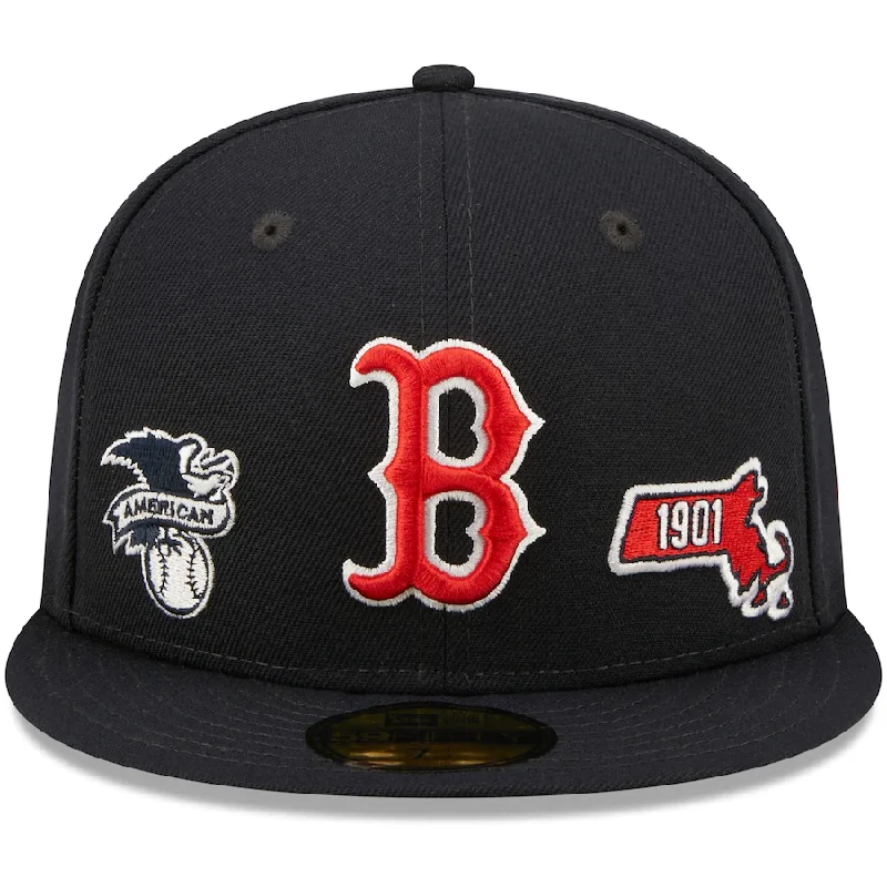 Buy More, Save More New Era Boston Red Sox Identity 59FIFTY Fitted Hat - Navy
