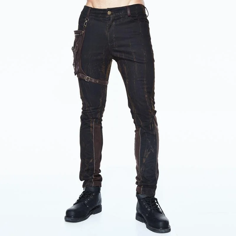 Closeout Men's Grunge Punk Trousers