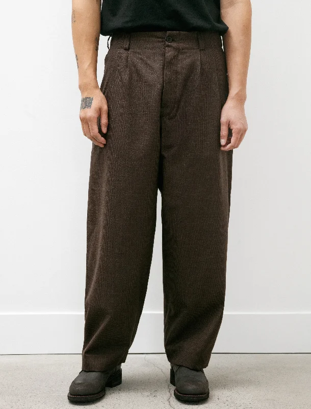 Price Smash Two Pleat Pant Fox Worsted Wool Puppytooth