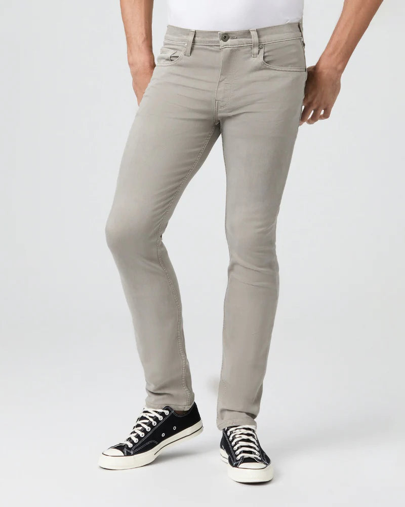 Lennox - Vintage Weathered Stone Slim Fit Five Pocket Pants - PAIGE